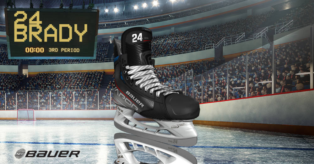 Bauer ice skate customizer screenshot