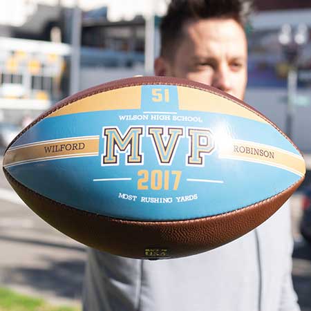 Customized Wilson football